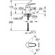 Смеситель для раковины GROHE Euroeco хром 32734000