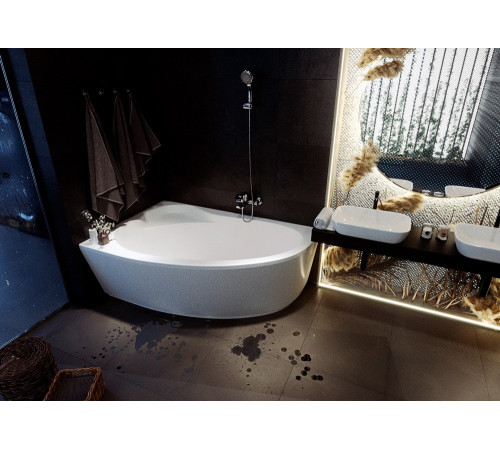 Ванна акриловая Radomir Фиджи 170 левая с фронтальным экраном и каркасом FID170-0000006