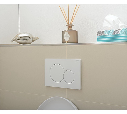 Смывная клавиша Geberit Sigma01 для двойного смыва белый 115.770.11.5