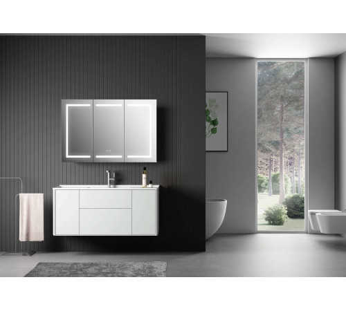 Зеркальный шкаф AQUATON AQ7904-MLC 900x700x133 мм с подсветкой и антизапотеванием AQ7904-MLC