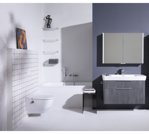 Унитаз-биде подвесной Laufen CLEANET NAVIA Rimless безободковый 8.2060.1.400.000.1