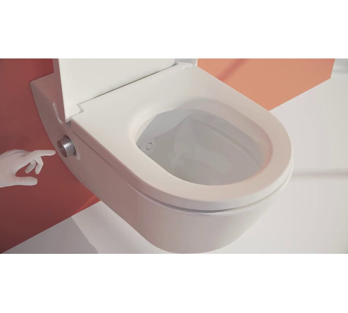 Унитаз-биде подвесной Laufen CLEANET NAVIA Rimless безободковый 8.2060.1.400.000.1