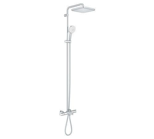 Душевая система GROHE Tempesta System 250 Cube с термостатом и изливом на ванну хром 26691001