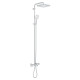 Душевая система GROHE Tempesta System 250 Cube с термостатом и изливом на ванну хром 26691001