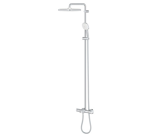 Душевая система GROHE Tempesta System 250 Cube с термостатом и изливом на ванну хром 26691001