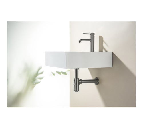 Сифон для раковины Aquatek оружейная сталь AQ6014BGM