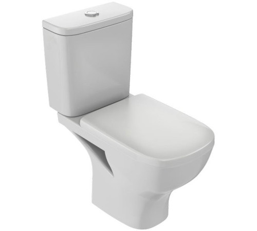 Чаша напольного унитаза Jacob Delafon Struktura Rimless 64x34 см белая UJX102-00