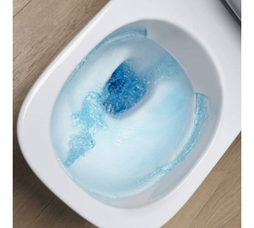 Чаша напольного унитаза Jacob Delafon Struktura Rimless 64x34 см белая UJX102-00