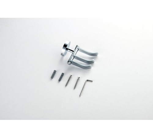 Крючок тройной Aquanet БЕТТА хром AQ4632CR