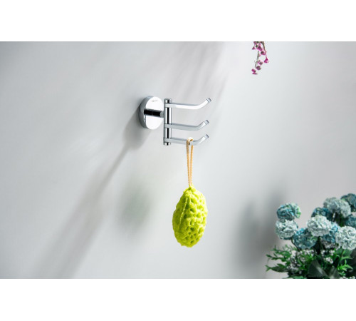 Крючок тройной Aquanet БЕТТА хром AQ4632CR