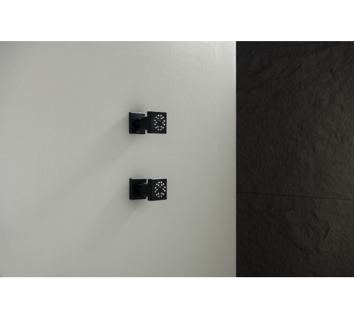 Форсунка боковая Aquanet 50x50 мм матовый черный AQ2098MB