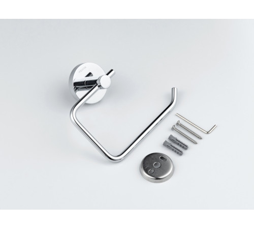 Бумагодержатель квадратный Aquanet Europa хром AQ4118CR