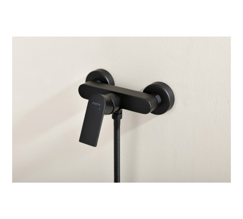Смеситель для душа Aquanet ЛИРА матовый черный AQ1460MB