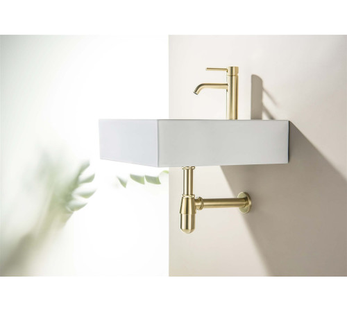 Сифон для раковины Aquatek шлифованное золото AQ6014BG