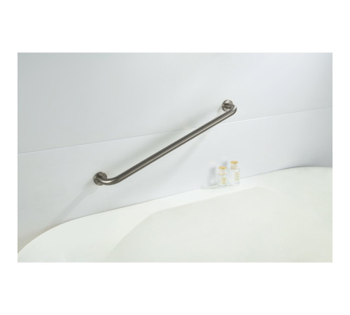 Поручень Aquatek 650 мм оружейная сталь шлифованный черный хром AQ4996BGM