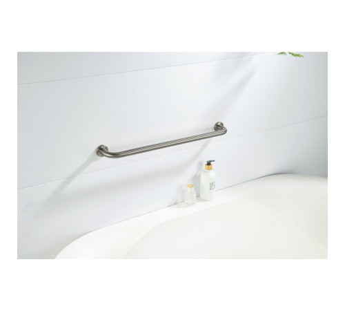 Поручень Aquatek 650 мм оружейная сталь шлифованный черный хром AQ4996BGM