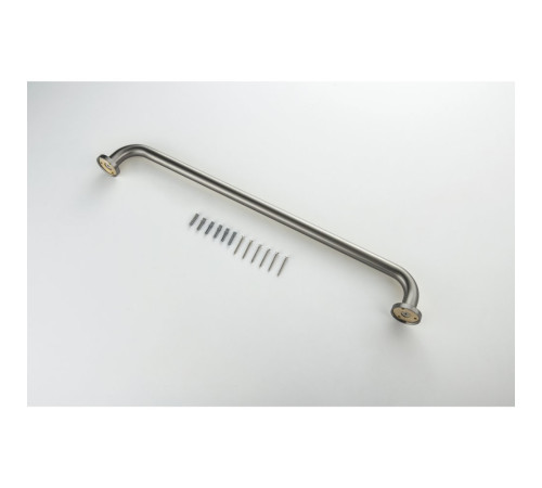 Поручень Aquatek 650 мм оружейная сталь шлифованный черный хром AQ4996BGM