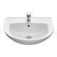Умывальник Sanita Виктория с переливом белый 564х453 мм 1.3111.6.S00.11B.0