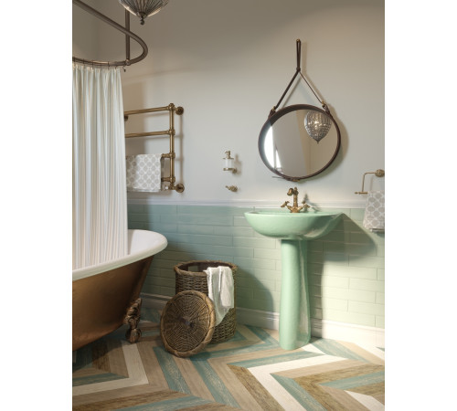 Умывальник Sanita Виктория с переливом белый 564х453 мм 1.3111.6.S00.11B.0