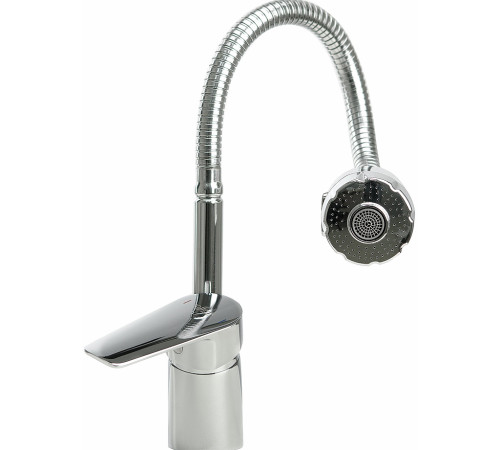 Смеситель для кухни Rossinka Silvermix S35-26 с гибким изливом хром S35-26
