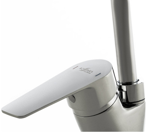 Смеситель для кухни Rossinka Silvermix S35-26 с гибким изливом хром S35-26