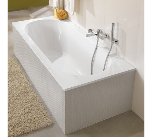 Ванна квариловая Villeroy & Boch Oberon Solo 180x80 см с ножками белая UBQ180OBE2V-01