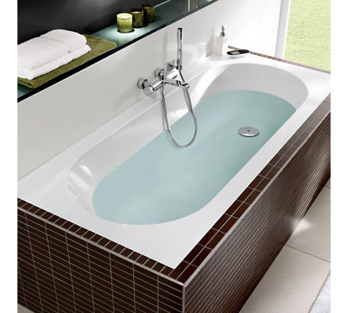 Ванна квариловая Villeroy & Boch Oberon Solo 180x80 см с ножками белая UBQ180OBE2V-01