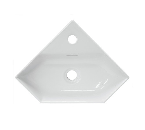 Умывальник угловой Creavit Line 35 белый WB.CR/Line/35-C/WHT.G/S1