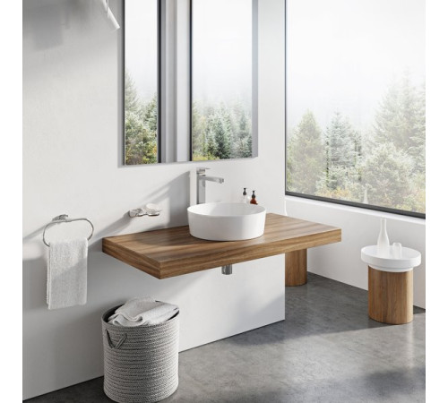 Смеситель для умывальника RAVAK Chrome CR 015.00 высокий X070100