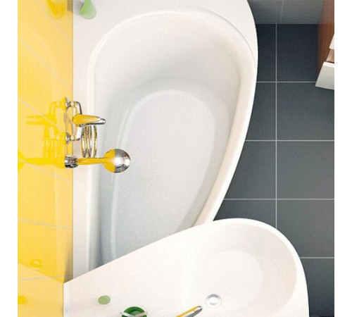 Ванна акриловая асимметричная RAVAK Avocado 150x75 см R белая CS01000000