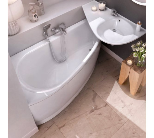 Ванна акриловая асимметричная RAVAK Avocado 150x75 см R белая CS01000000