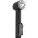 Гигиенический душ со шлангом 125 см и держателем Aquanet матовый черный AQ2050MB