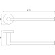 Полотенцедержатель Aquanet Europa оружейная сталь AQ4119BGM