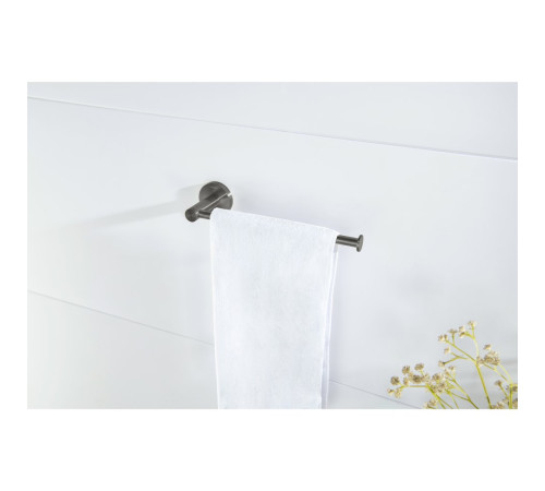 Полотенцедержатель Aquanet Europa оружейная сталь AQ4119BGM