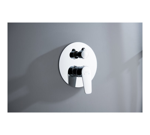 Смеситель для ванны Aquanet Бетта скрытого монтажа 2 режима хром AQ1146CR