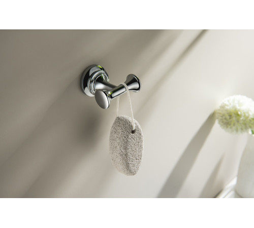 Крючок для ванной двойной Aquatek Классик AQ4502CR