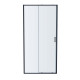 Душевая дверь Aquanet Aria раздвижная 1000x2000 мм оружейная сталь прозрачное стекло AQ ARI RA 10020GM