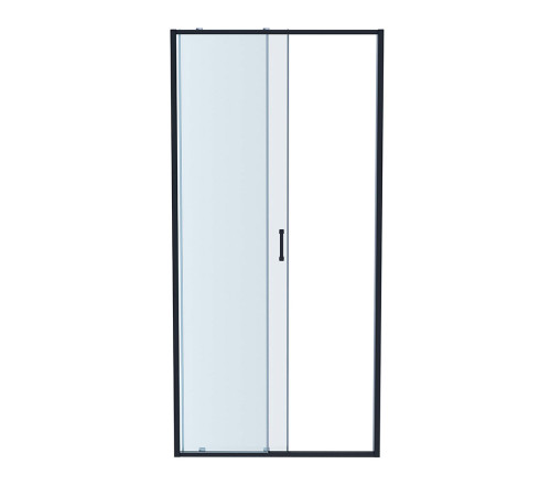 Душевая дверь Aquanet Aria раздвижная 1000x2000 мм оружейная сталь прозрачное стекло AQ ARI RA 10020GM