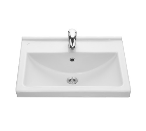 Умывальник Sanita Визит-55 с переливом белый 400х550 мм 1.3115.3.S00.11B.0