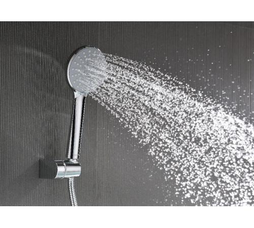 Смеситель для ванны с душевым набором Aquanet ЛИРА 3jet хром AQ1449CR