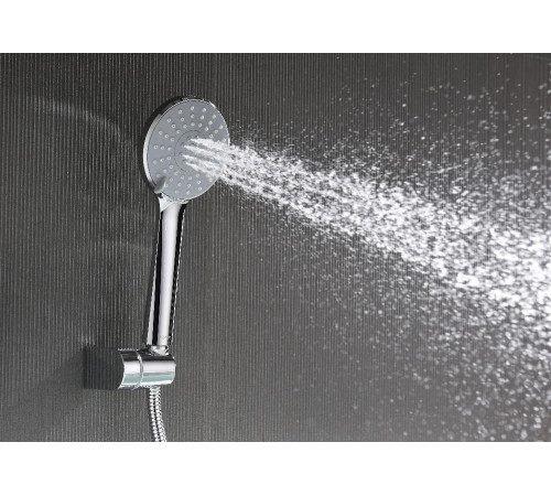 Смеситель для ванны с душевым набором Aquanet ЛИРА 3jet хром AQ1449CR