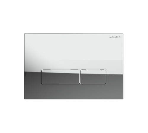 Панель смыва Kordi KDI-0000062 хром глянец ободок хром прямоугольные кнопки 162х244 мм KDI-0000062