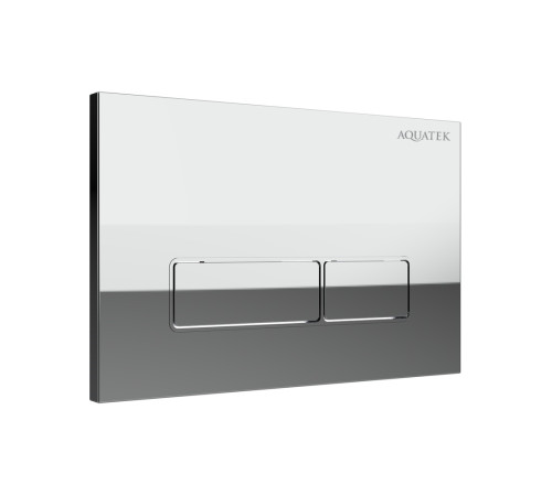 Панель смыва Kordi KDI-0000062 хром глянец ободок хром прямоугольные кнопки 162х244 мм KDI-0000062