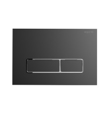 Панель смыва KDI HC-1 Оружейная сталь матовая ободок хром 162x244 мм KDI-0000065