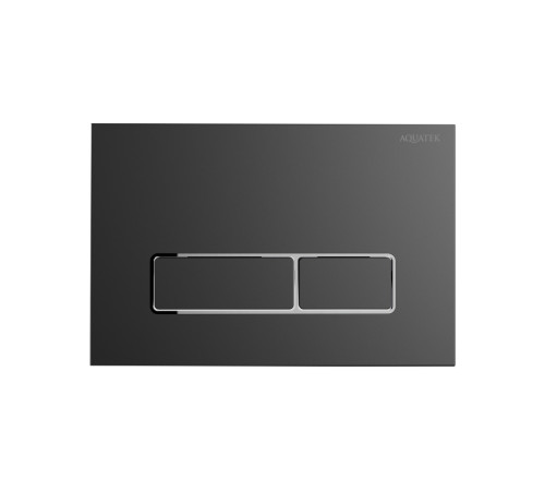 Панель смыва KDI HC-1 Оружейная сталь матовая ободок хром 162x244 мм KDI-0000065