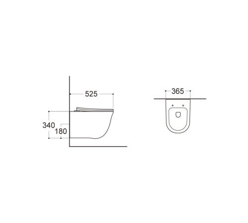 Комплект инсталляции с унитазом 4 в 1 AQUATEK КЛАССИК-074
