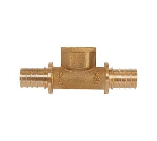 Тройник аксиальный Hoobs 25x3.5-3/4-25x3.5 мм с внутренней резьбой HB-PEXTG-253425