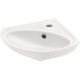 Умывальник Santek Ирис 36 см угловой 1 отверстие 1.WH11.0.514