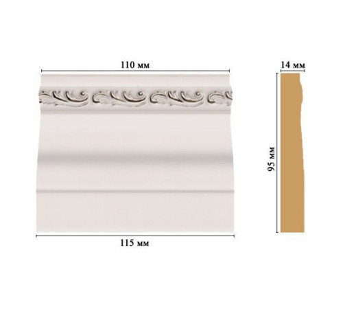 Основание DECOMASTER D204-60 115х95х14 мм D204-60
