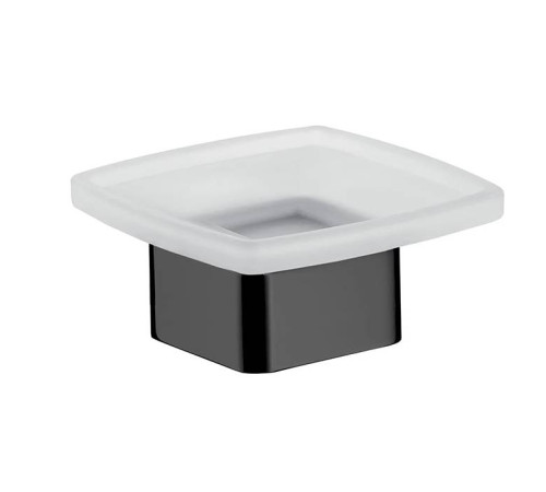 Мыльница настольная emco Loft сатинированное стекло черная 0530 133 01